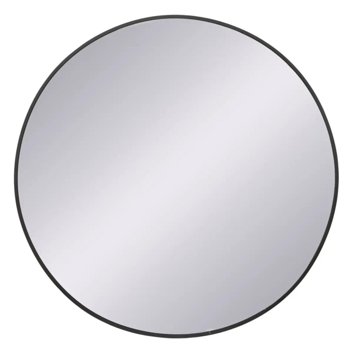 Miroir "Alice" métal noir D76cm