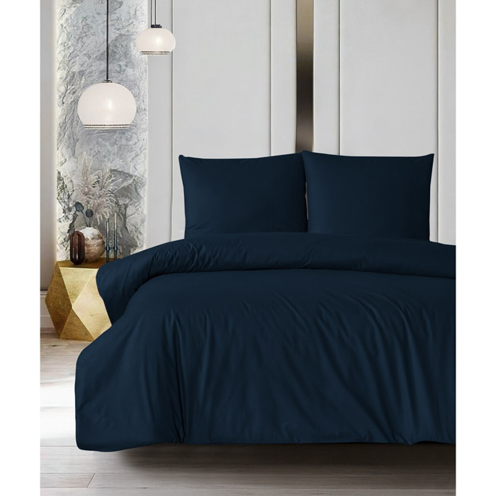 Parure housse de couette et taie(s) oreiller 100% Coton