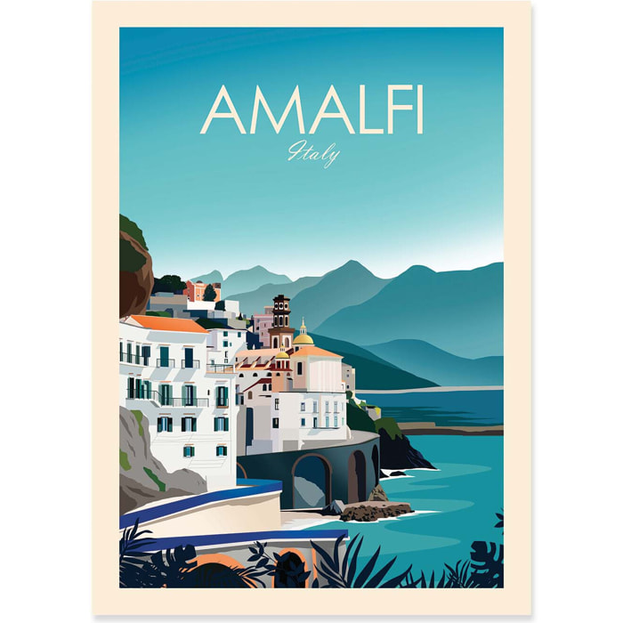 Affiche - Amalfi Italy - Studio Inception