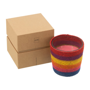 J-Line bougie parfumée Panier - beige/mix - small - 45H