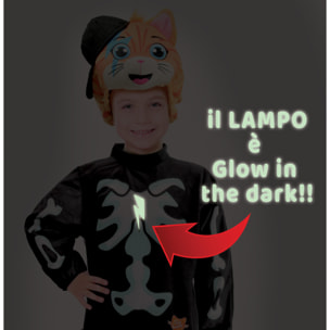 Lampo Gattino 44 Gatti Halloween Special Edition Costume Bambino