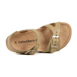Sandalia BABUNKERS BEIGE