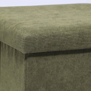 Taburete de ordenacion 38x38cm color verde oscuro