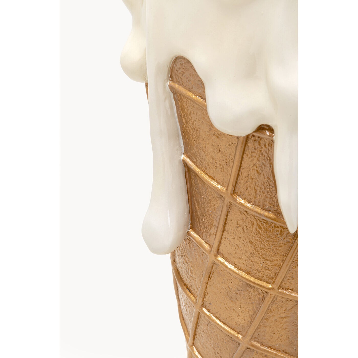 Table de bar glace 48cm vanille Kare Design