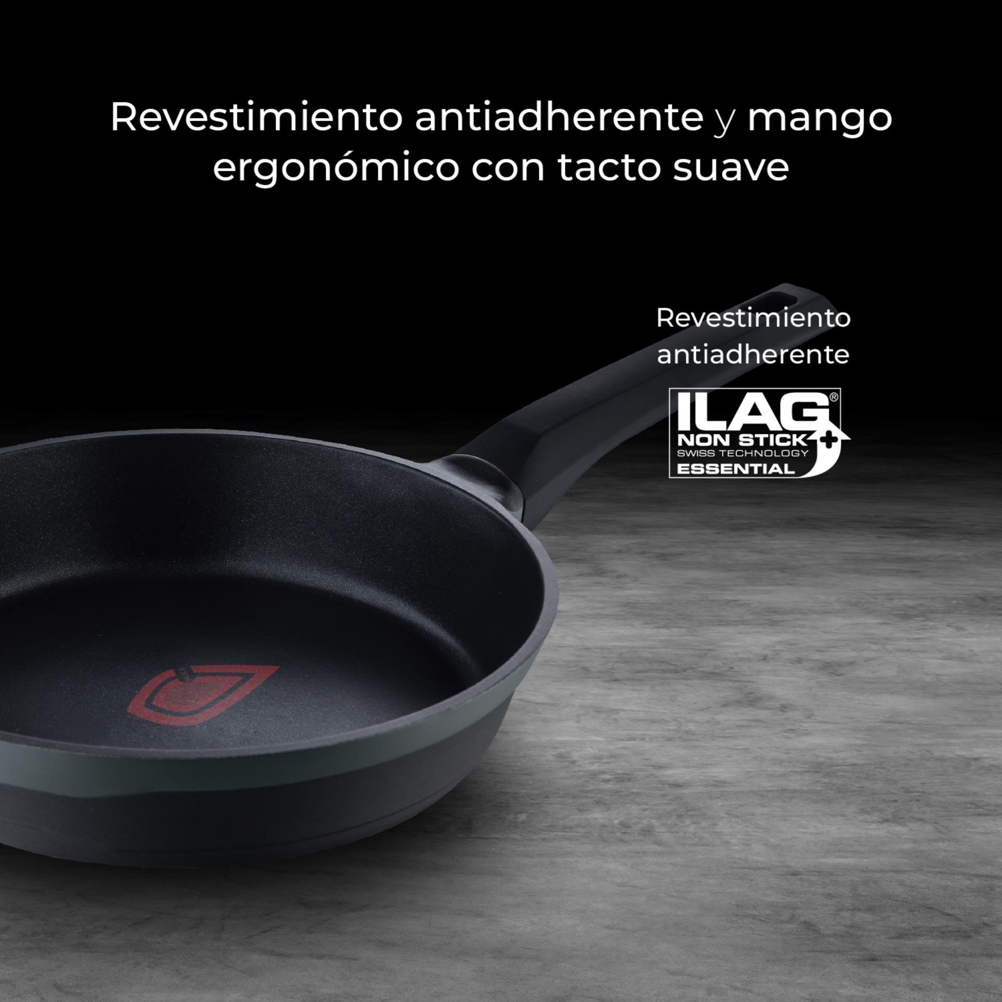 Cazo Ø16x8cm en Aluminio fundido con tapa y mango soft touch GASTRO REECO MasterPRO