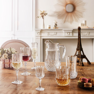 4 copas 17 cl Longchamp - Cristal d'Arques
