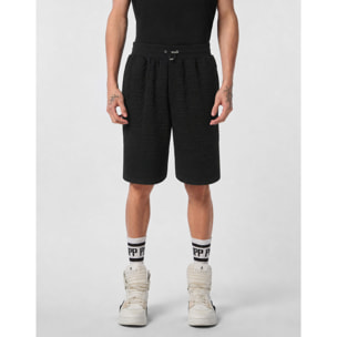 PHILIPP PLEIN Pantalones cortos de chándal MONOGRAM