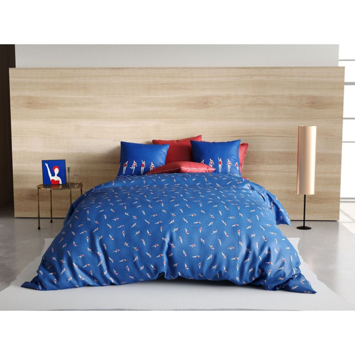Parure de couette 3pcs en coton Baigneuses