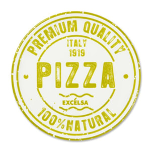 Set de 6 Assiettes à Pizza Excelsa – Premium Quality, Porcelaine Multicolore