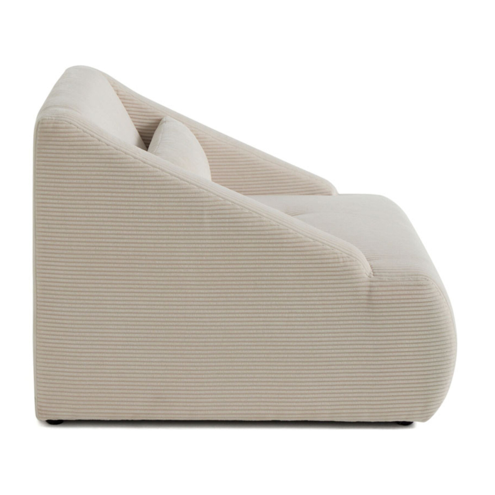 Onyx - fauteuil - en velours côtelé - Beige