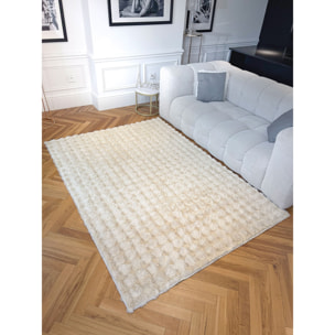 BUBBLE - Tapis doux beige