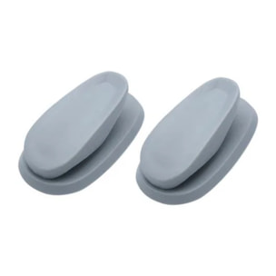 Lot de 2 crochets adhésifs à pince Fackelmann Tecno