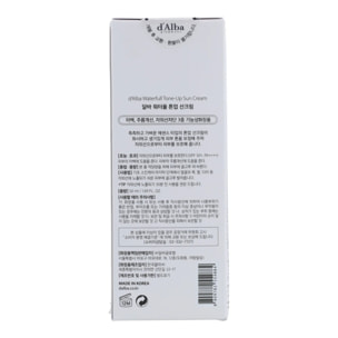 Protector solar Waterfull Tone-Up Sun Cream d'Alba 50 ml