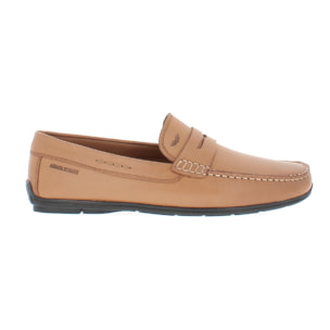 Armata di Mare Scarpe Uomo Mocassini in Vera Pelle Comfort con Soletta Rimovibile in Memory Foam AMU SS23F379 Tan
