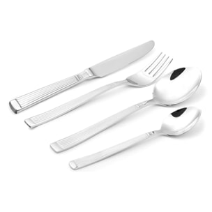 Ménagère 24 pièces en inox 18/8