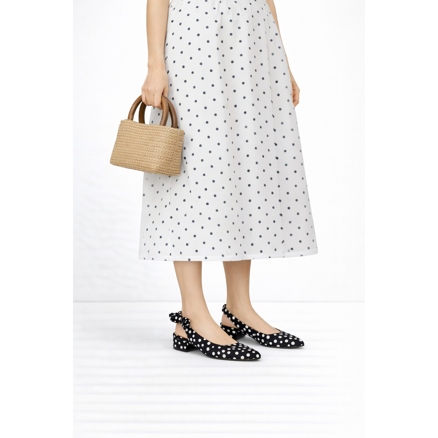 Ballerine pois - tacco 3,0 cm