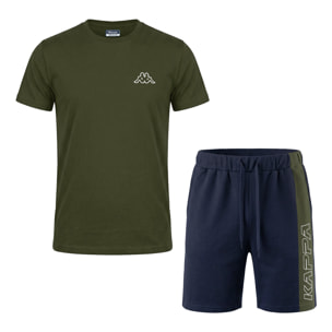 Completo Corto Uomo KAPPA Cotone Jersey