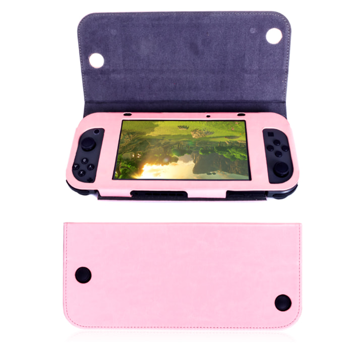 ESTUCHE DE PIEL CON ASA PARA NINTENDO SWITCH