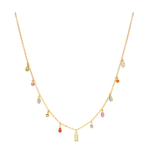 Collar Ayisha acabado oro amarillo 18k