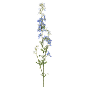 Fiore Di Delphinium Composto Da 3 Fiori. Altezza 93 Cm - Pezzi 4 - 10X93X3cm - Colore: Blu - Bianchi Dino - Fiori Artificiali