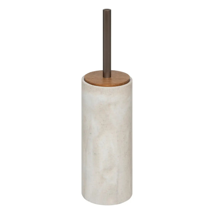 Brosse WC "Côme" effet travertin