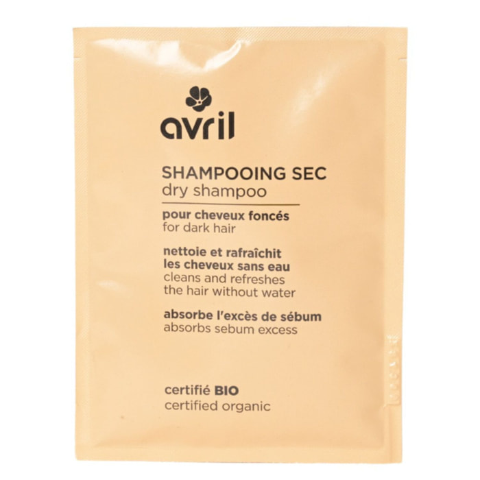 Shampooing Sec en Poudre - Cheveux Foncés Certifié Bio 30 g