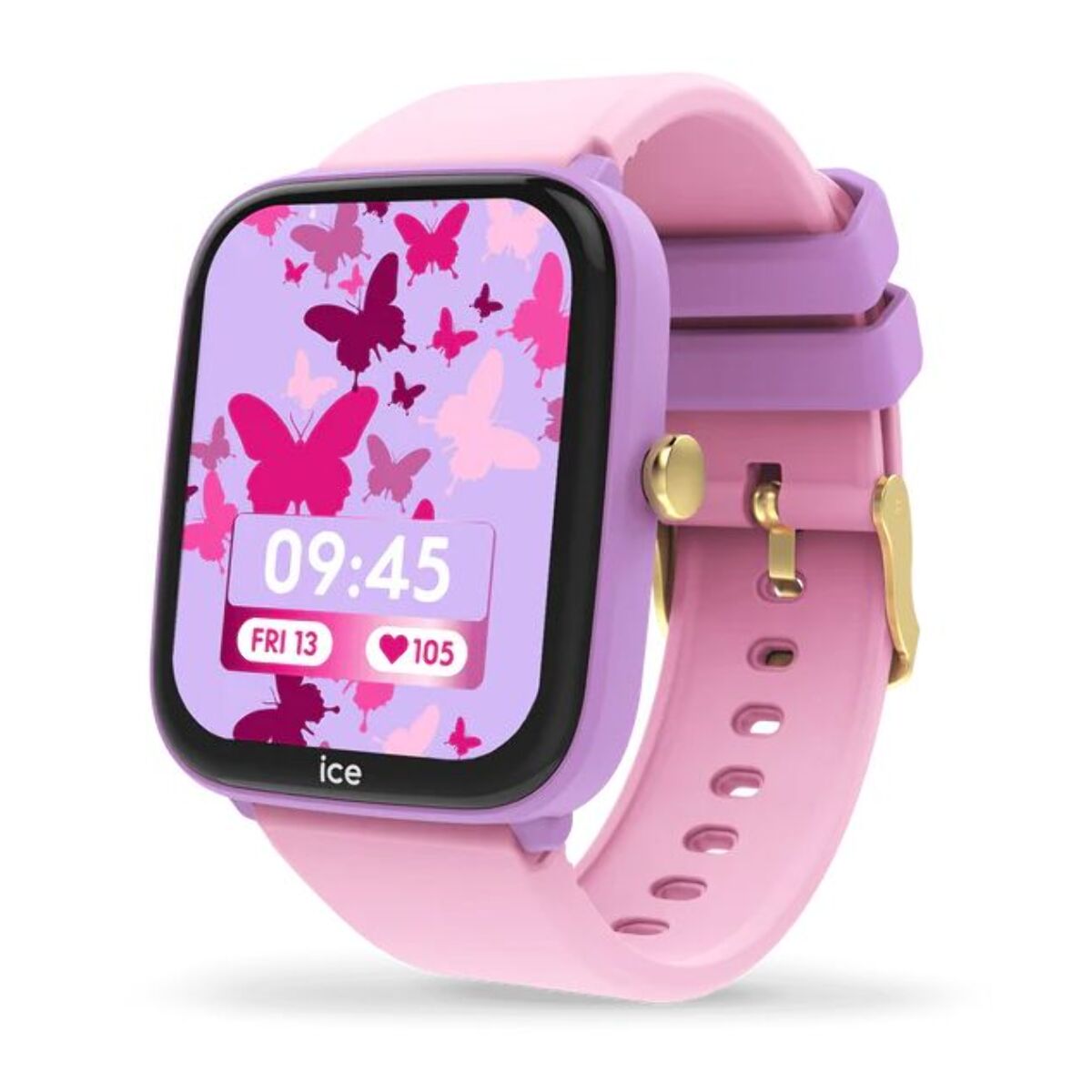 Montre connectée ICEWATCH Junior 2.0 - Purple + Bracelet Rose