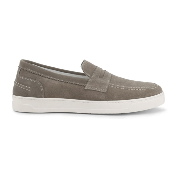 Zapatos Slip On para Hombre - Duca di Morrone Enea Suede Dove Gray