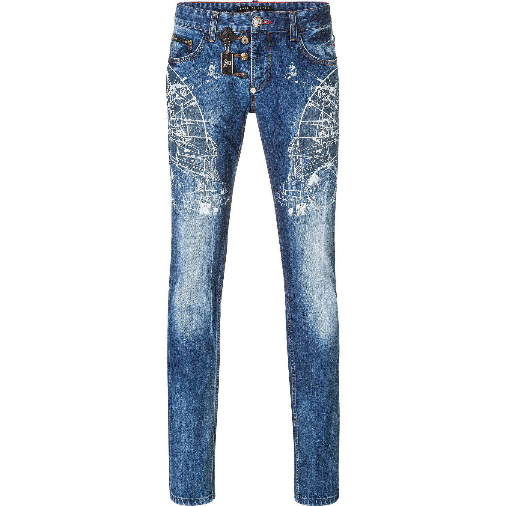 PHILIPP PLEIN straight cut "the rude one"