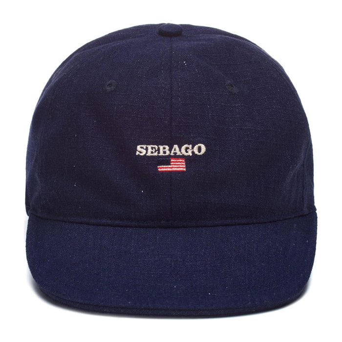 Cappelli Sebago Uomo Donna Blu SAILOR RIPSTOP