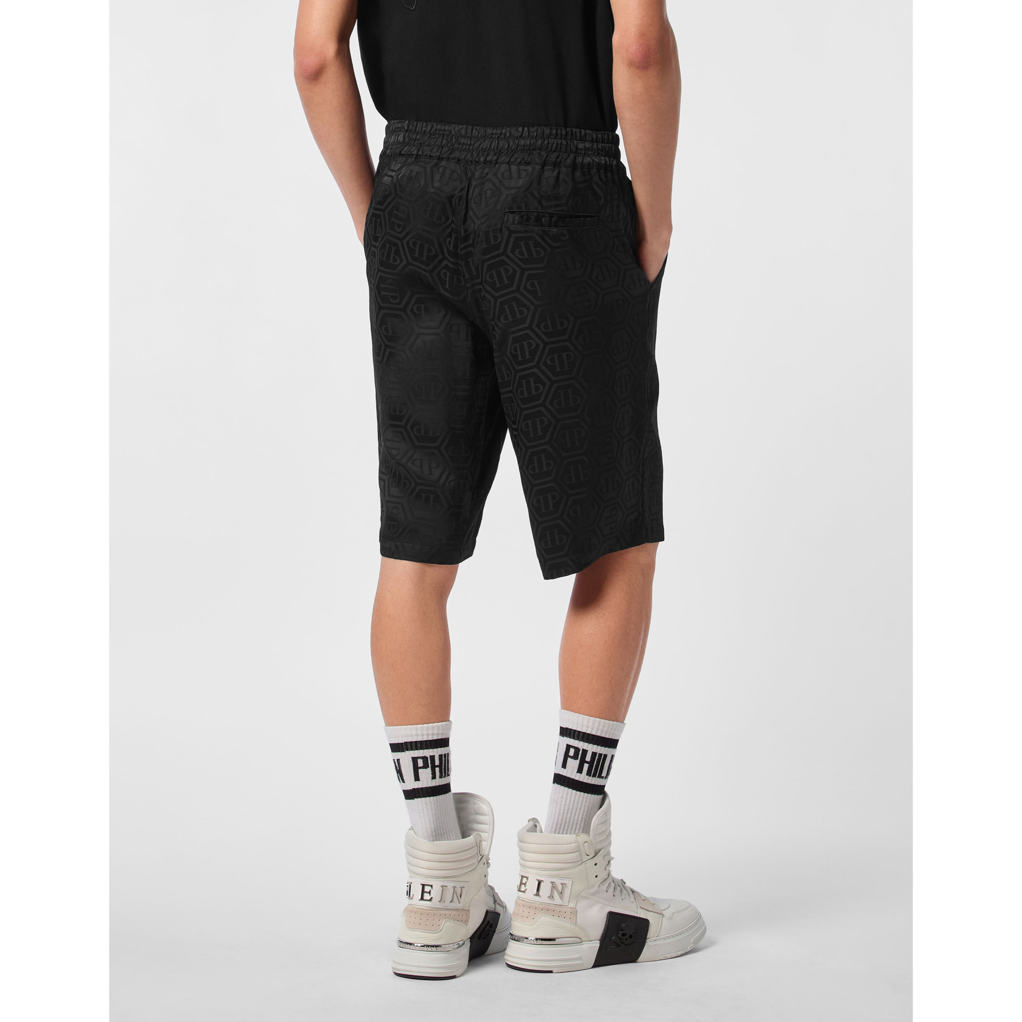 PHILIPP PLEIN Pantalones cortos MONOGRAM