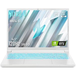 PC Gamer ACER Nitro V 14,5" WUXGA 120Hz AMD Ryzen 5 8645HS Nvidia GeForce RTX 4050 16 Go RAM DDR5 SSD 512 Go