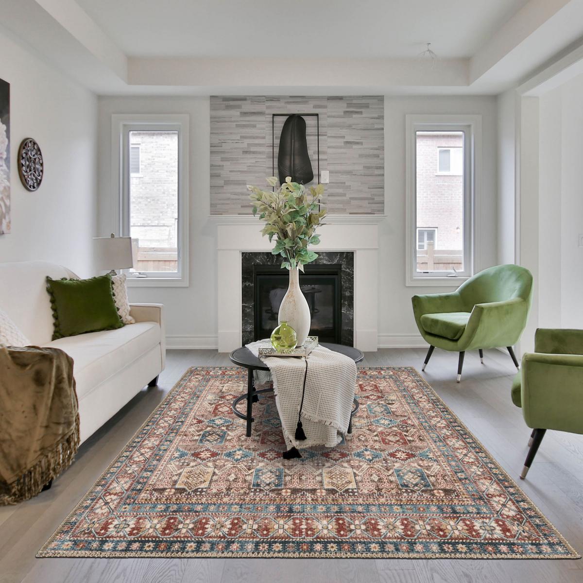 Tapis orient tissé motif classique KAMI