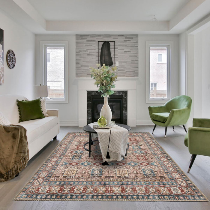 Tapis orient tissé motif classique KAMI