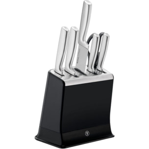 Bloc couteaux TEFAL Eversharp Pro inox 5pcs + ciseaux