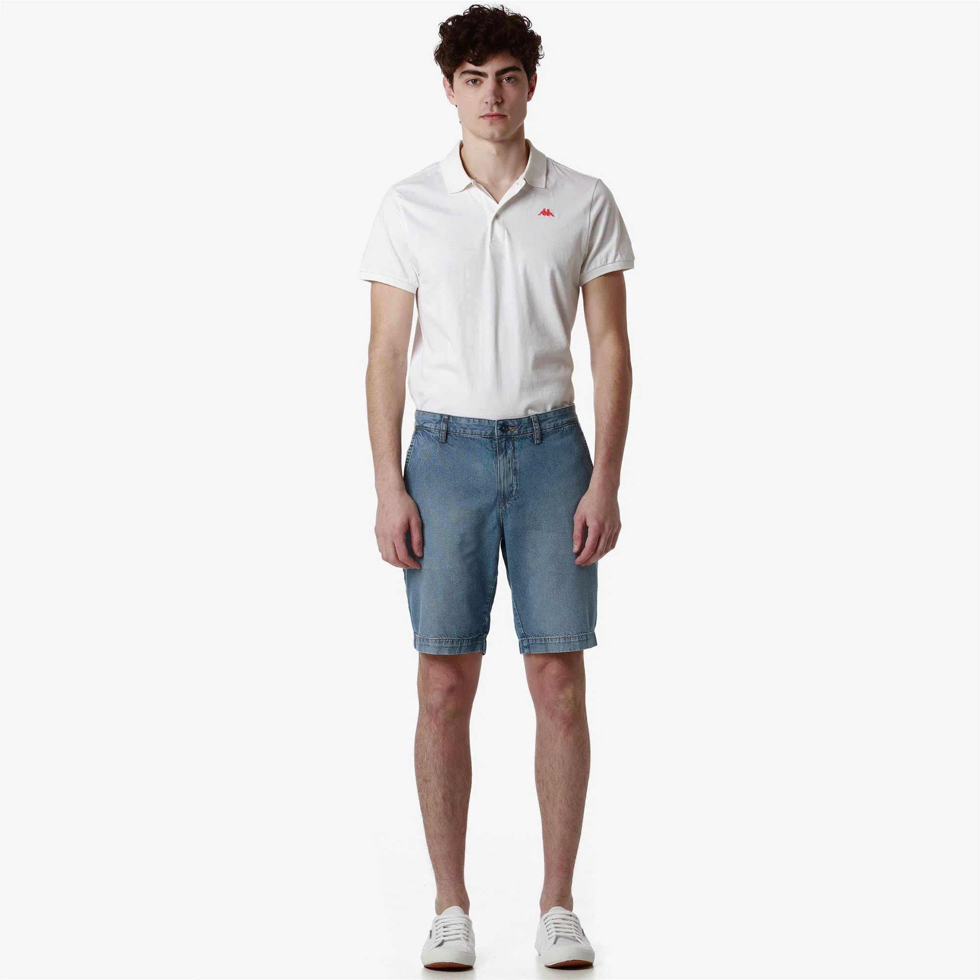 Kappa - Pantaloni Corti Uomo Blu - Chinge