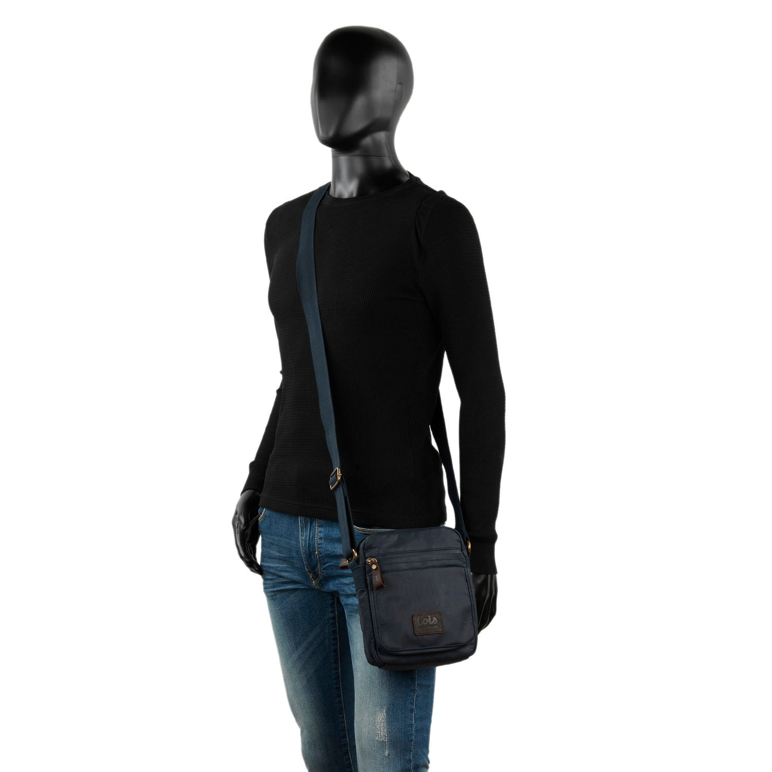 Bandolera Hombre Textil Lois Hubbard Marino