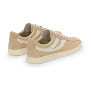 Superga - Sneakers Uomo Donna Beige - 1960 CAPRI COTTON HAIRYSUEDE