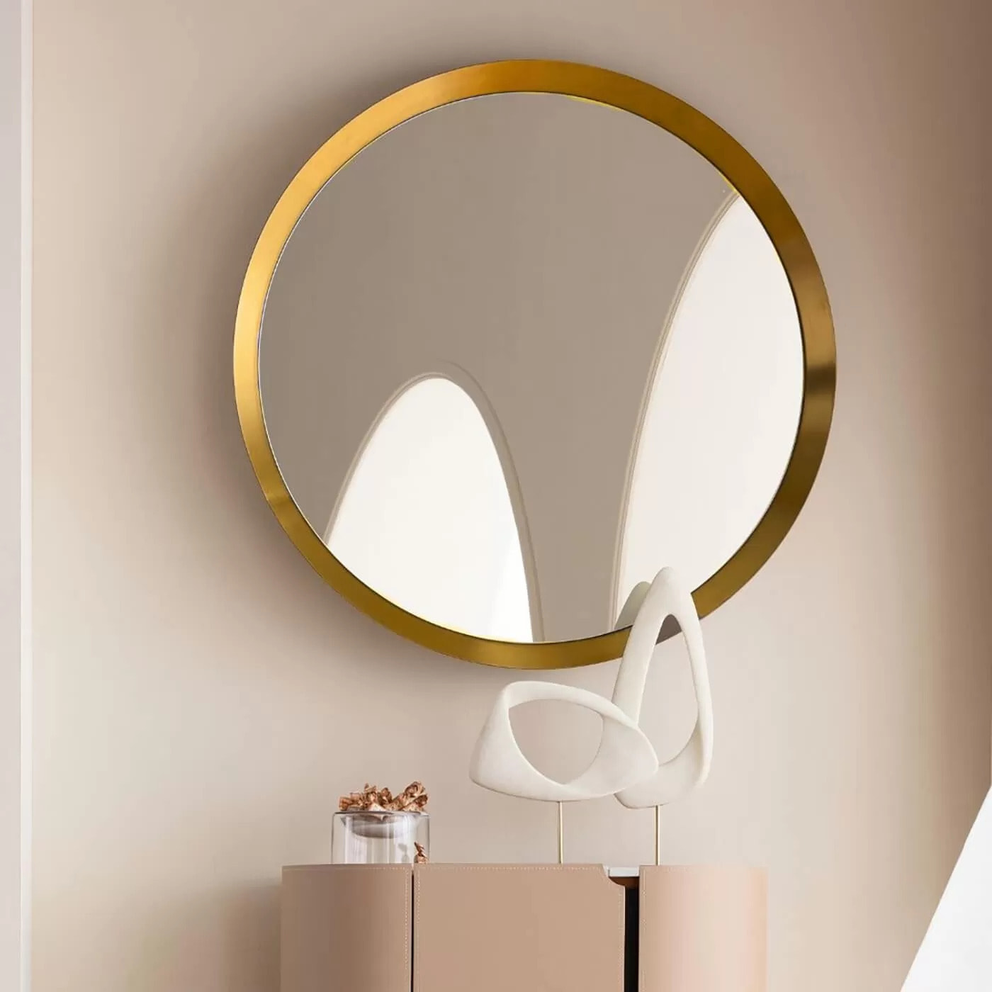 Miroir Arezzo 100cm doré Kare Design