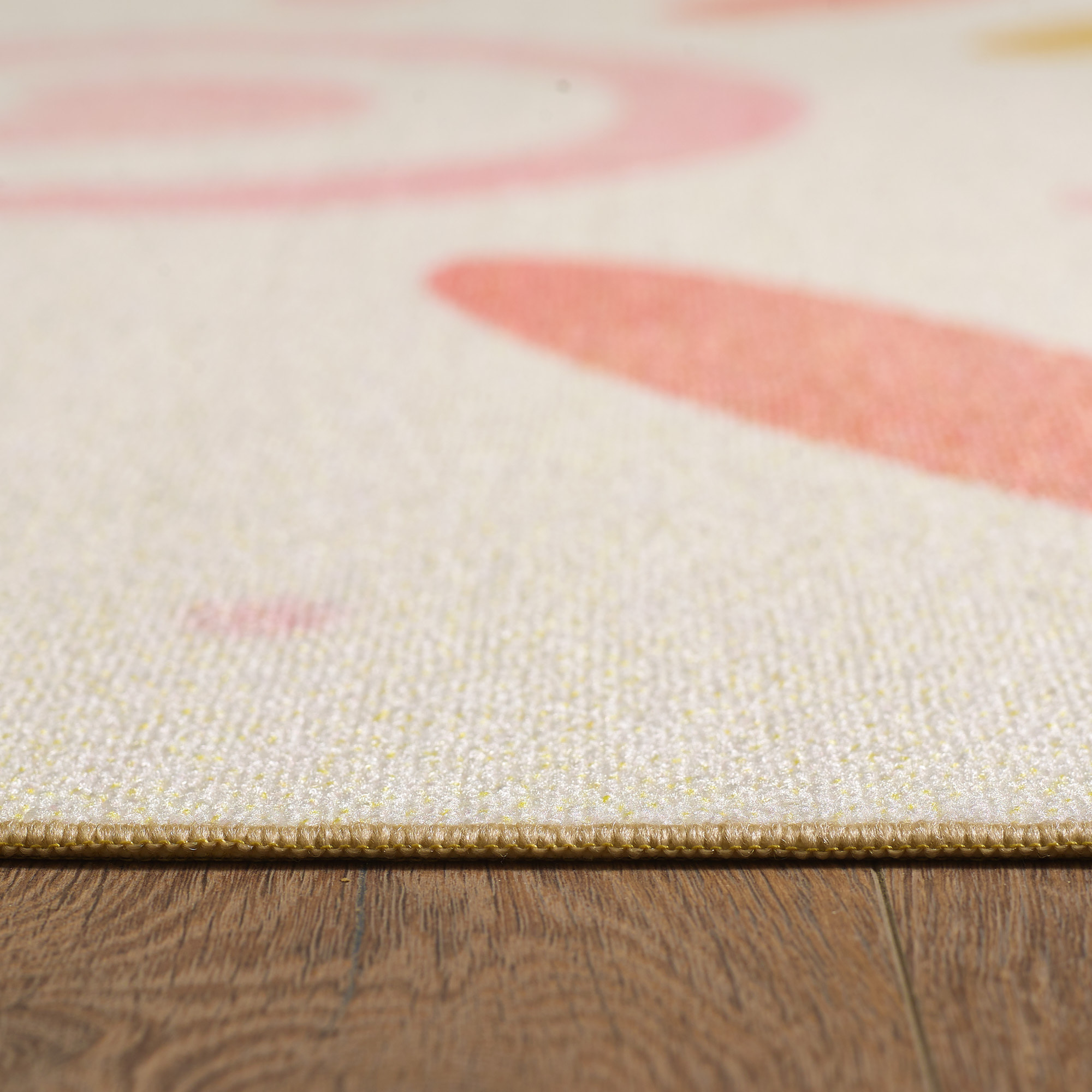 PLAY - Tapis enfant spirale étoile crème - PLA2021CRE