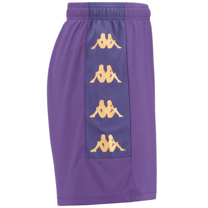 Kappa - Pantaloni Corti Uomo Viola - Kappa4Football Gondo