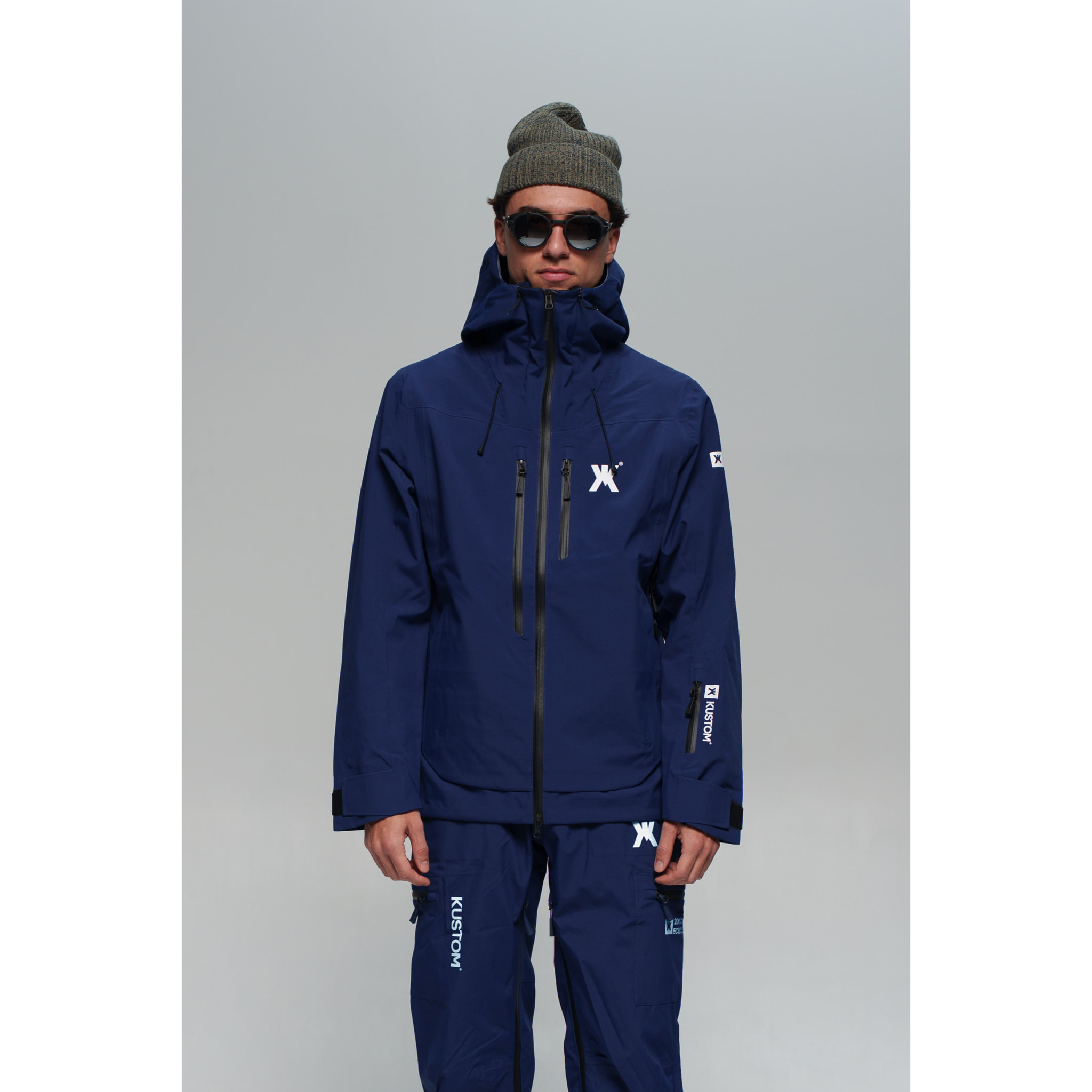 Giacca AQUILO KUSTOM blu navy UOMO