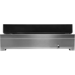 Plancha gaz FORGE ADOUR Modern 60 Inox 2 brûleurs à poser, 60x42 cm