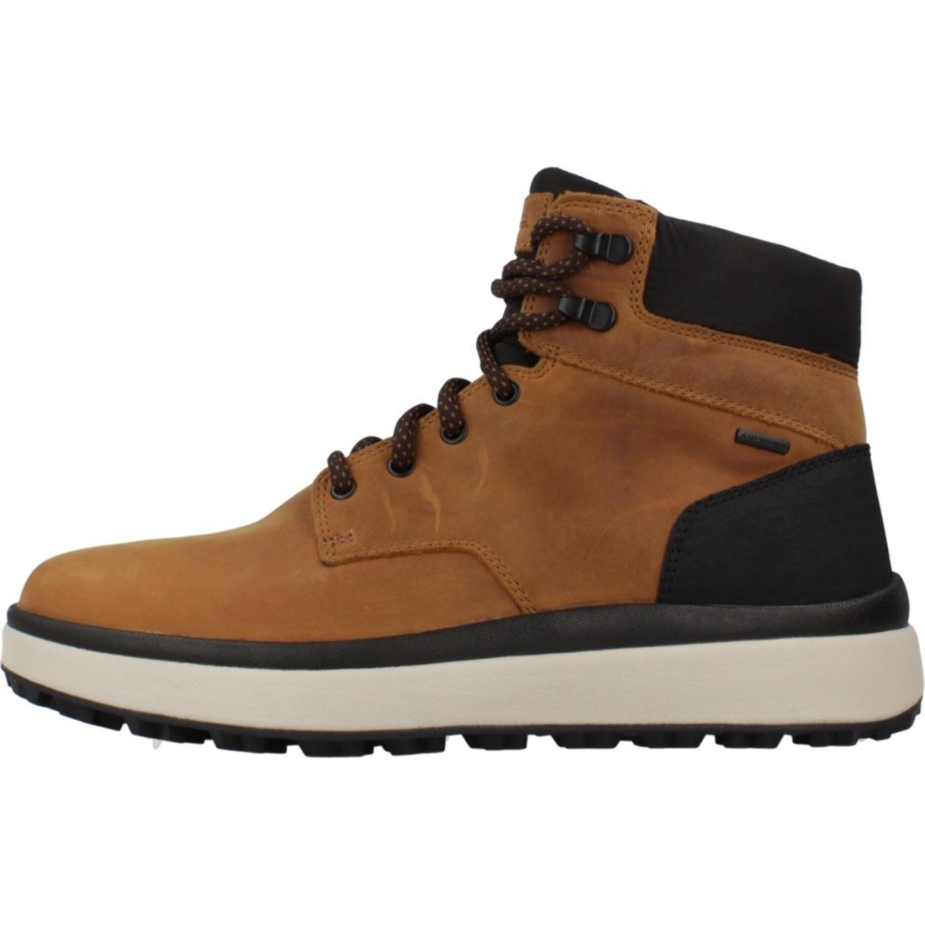 Botines Hombre de la marca GEOX  modelo U GRANITO MARRON