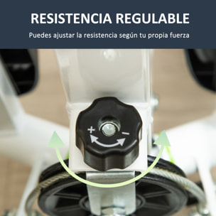 Máquina de Step Stepper Fitness en Casa con Pantalla LCD Manillar y Pedales Antideslizantes Equipo de Ejercicio para Gimnasio Oficina 55x44x108 cm Blanco