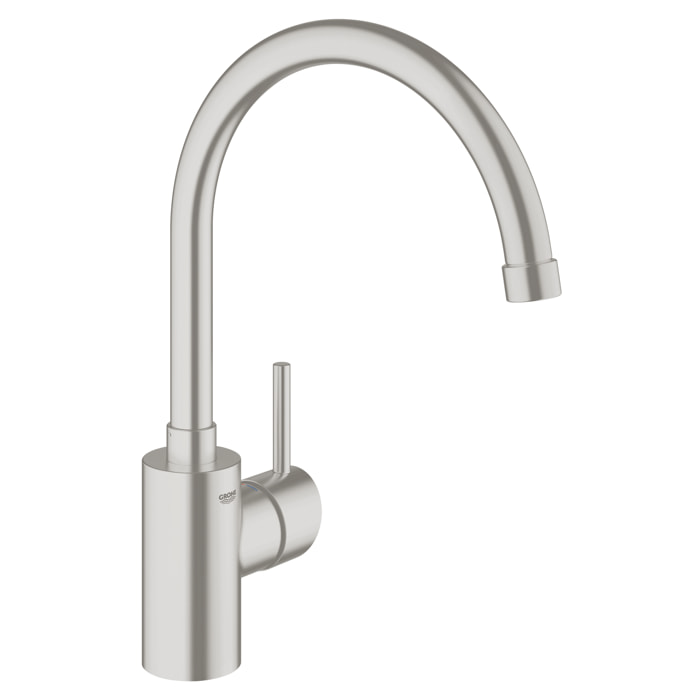 GROHE Concetto Mitigeur monocommande orientable Evier finition Supersteel