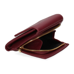 Portafoglio  da donna In Vera pelle Made in Italy 11x8,5x4 cm