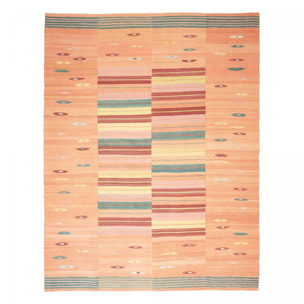 Authentique Tapis d'Orient kilim fait main en laine AD