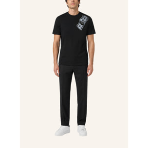 PHILIPP PLEIN Camiseta de cuello redondo y manga corta SKULL