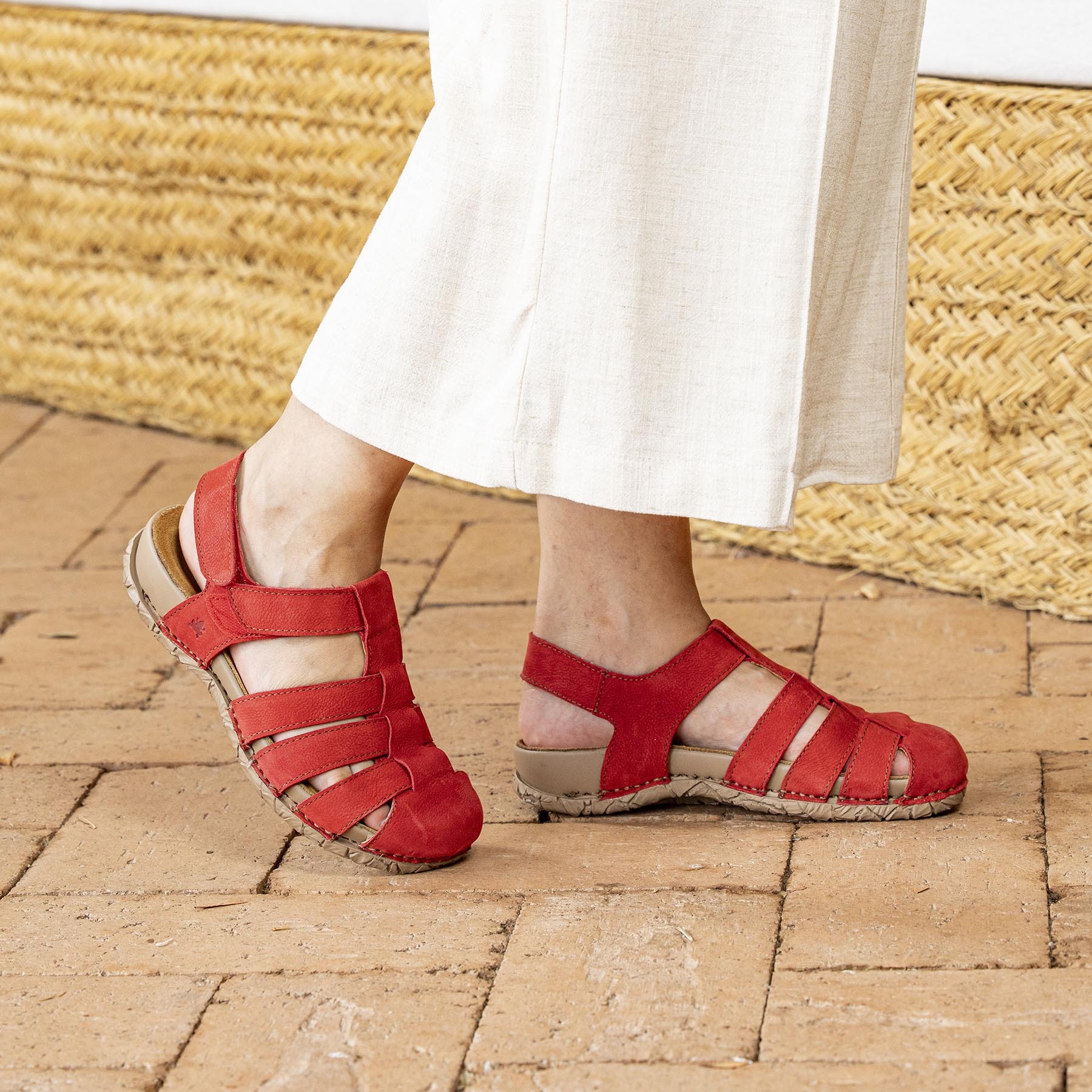 Sandalias N5862 NOBUCK LAVADO DENIM / TABERNAS color Denim